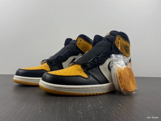 Yellow 1 Air 555088-711 High Toe OG Jordan 0822